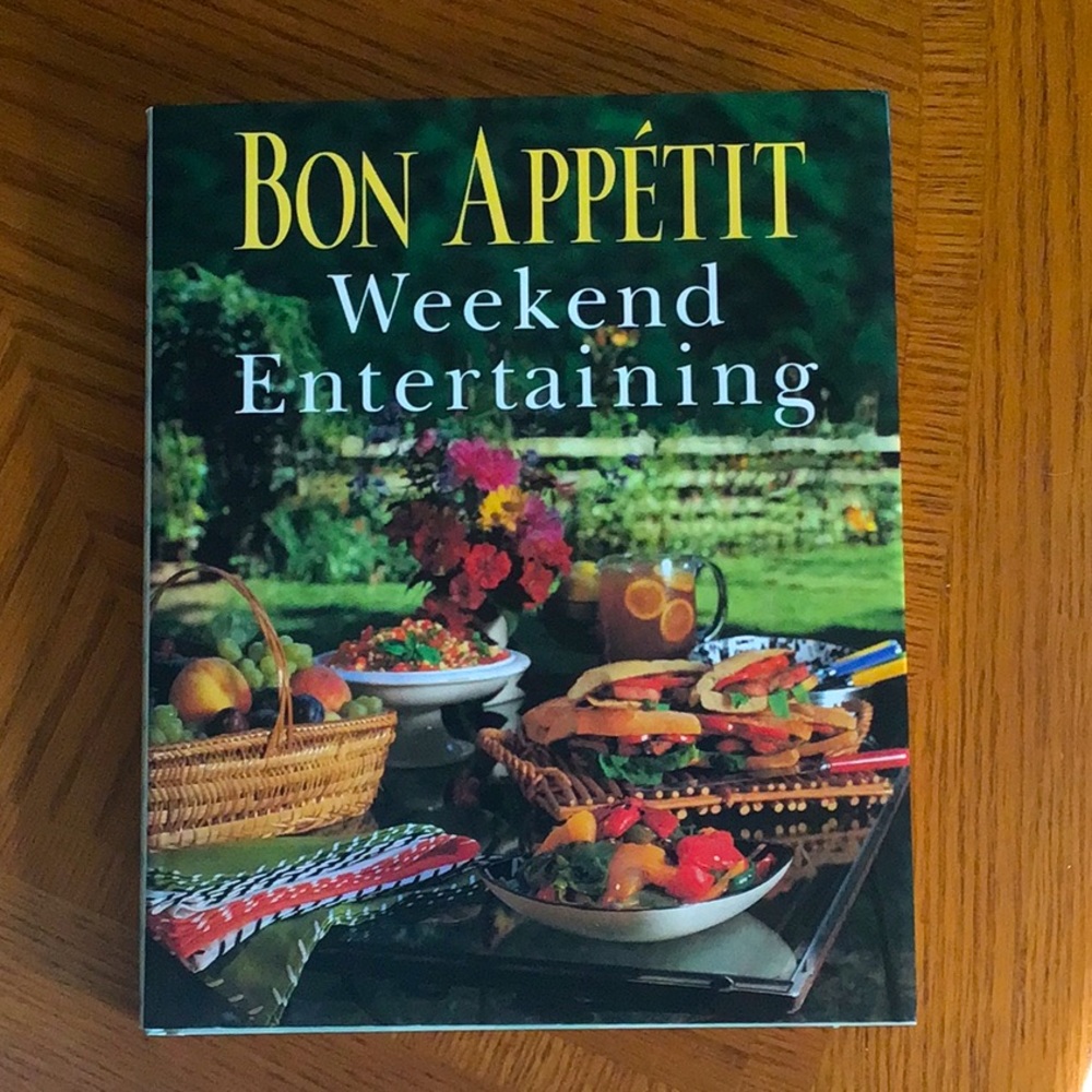 Bon Appétit Weekend Entertaining cookbook
